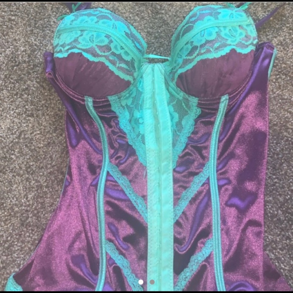 Purple corset